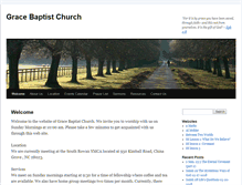 Tablet Screenshot of gracebaptistchurchnc.org